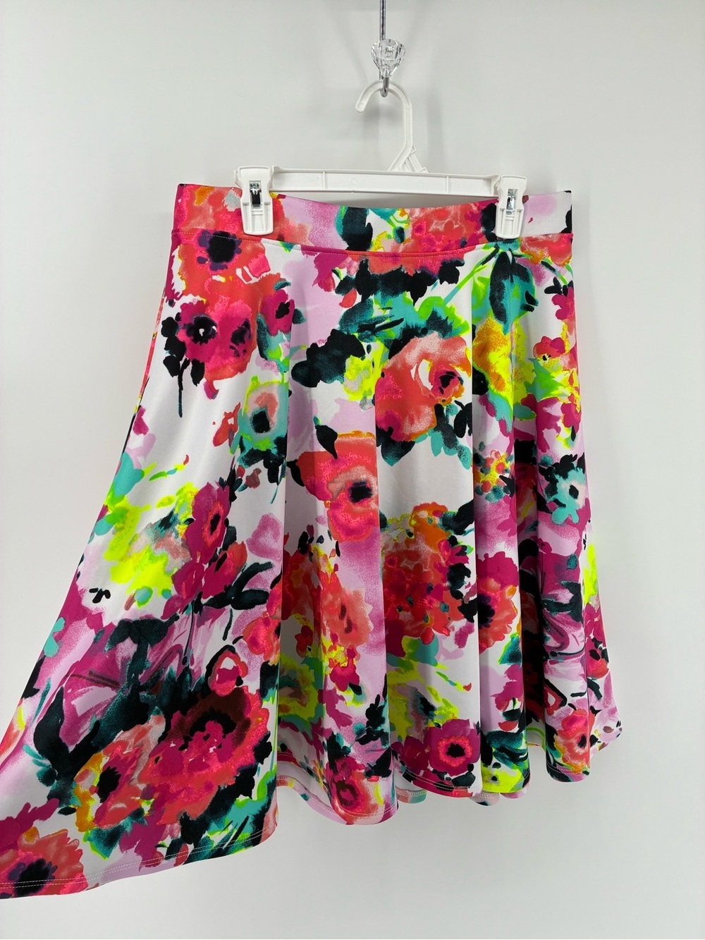 Pepper & Zoe Vibrant Floral A-Line Skirt Fairytale Spring Formal Wedding Guest